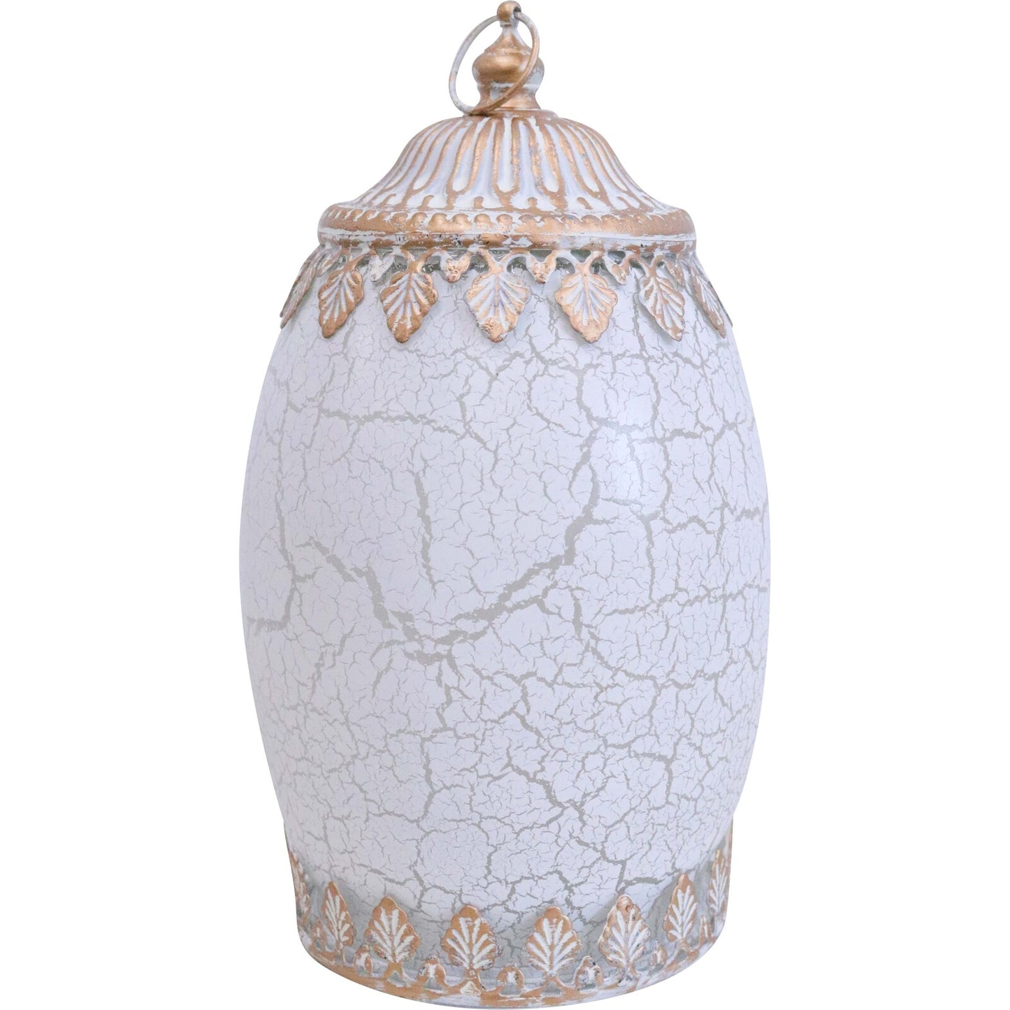 Crackle LED Lantern