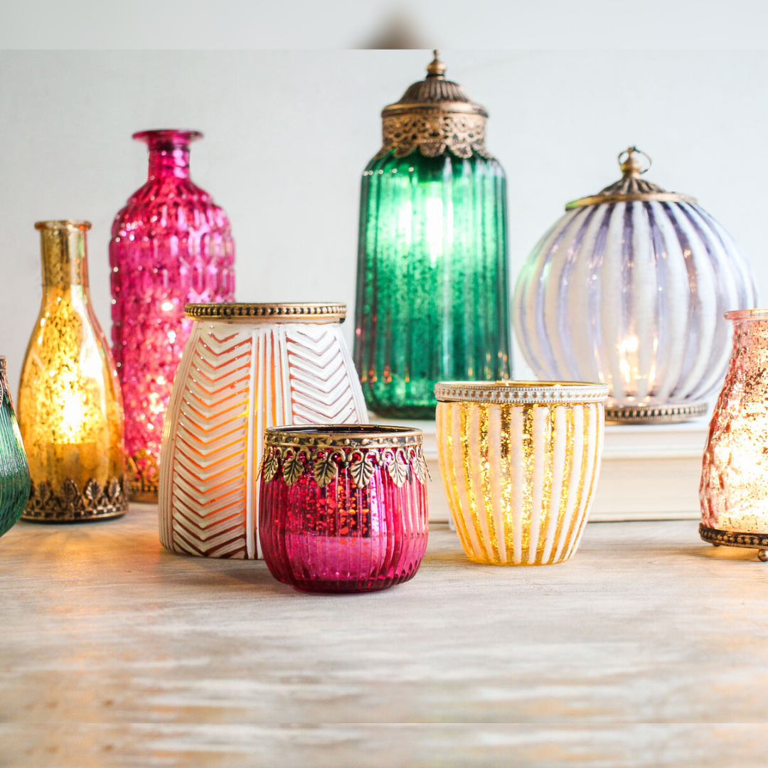 Bottle LED Lantern. 2 Shades.