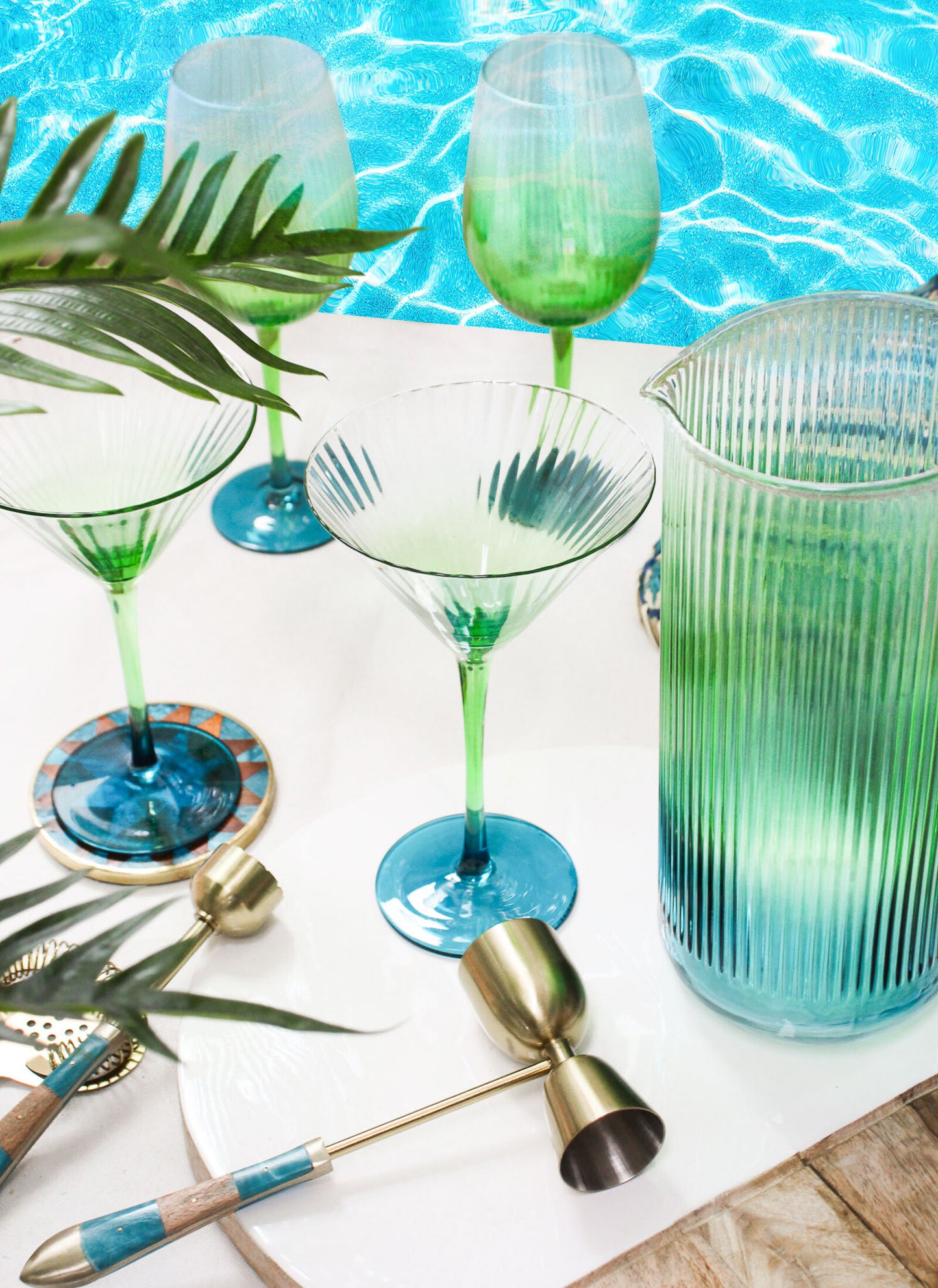 Tropic Ocean Glassware Range