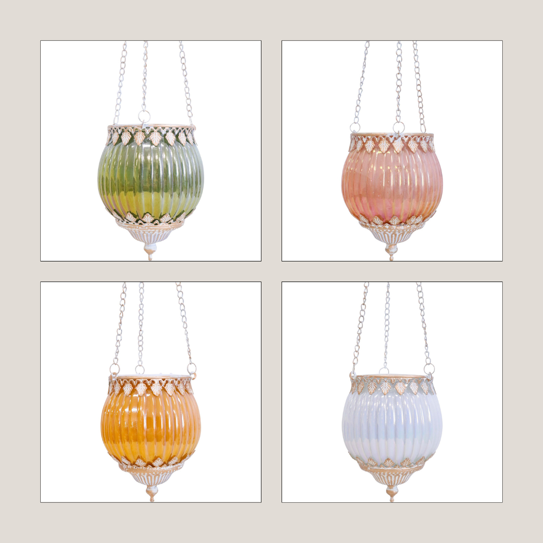 Pearl Finish LED Hanging Lantern Range