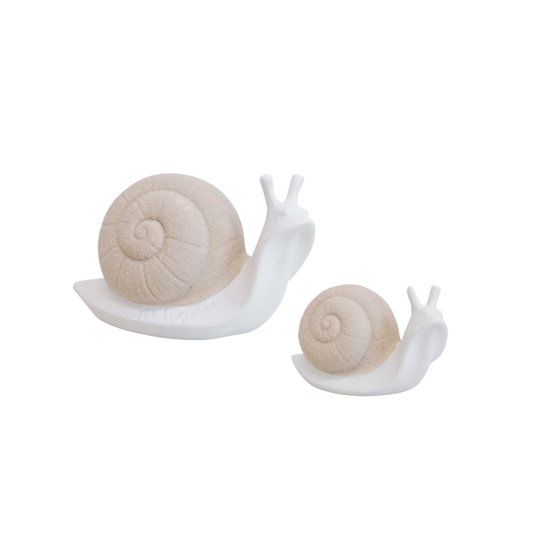 Ceramic Snails. Set of 2