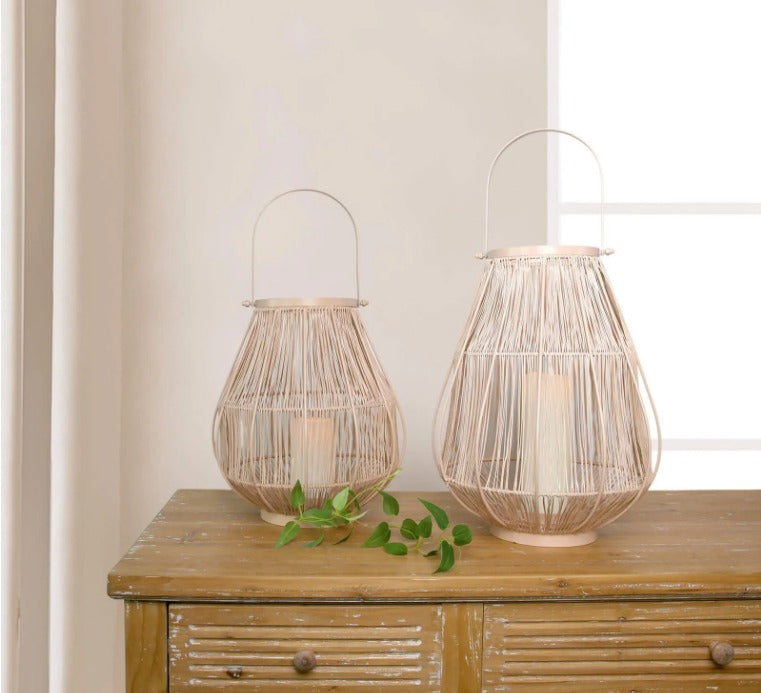 Casablanca Lanterns. Beige