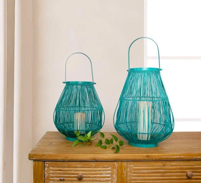 Casablanca Lanterns. Deep Teal