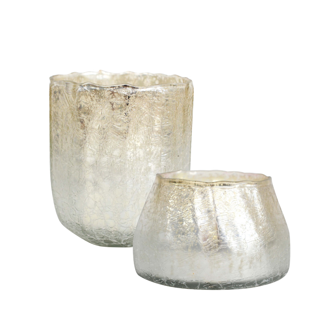 Champaign Crackle Votives
