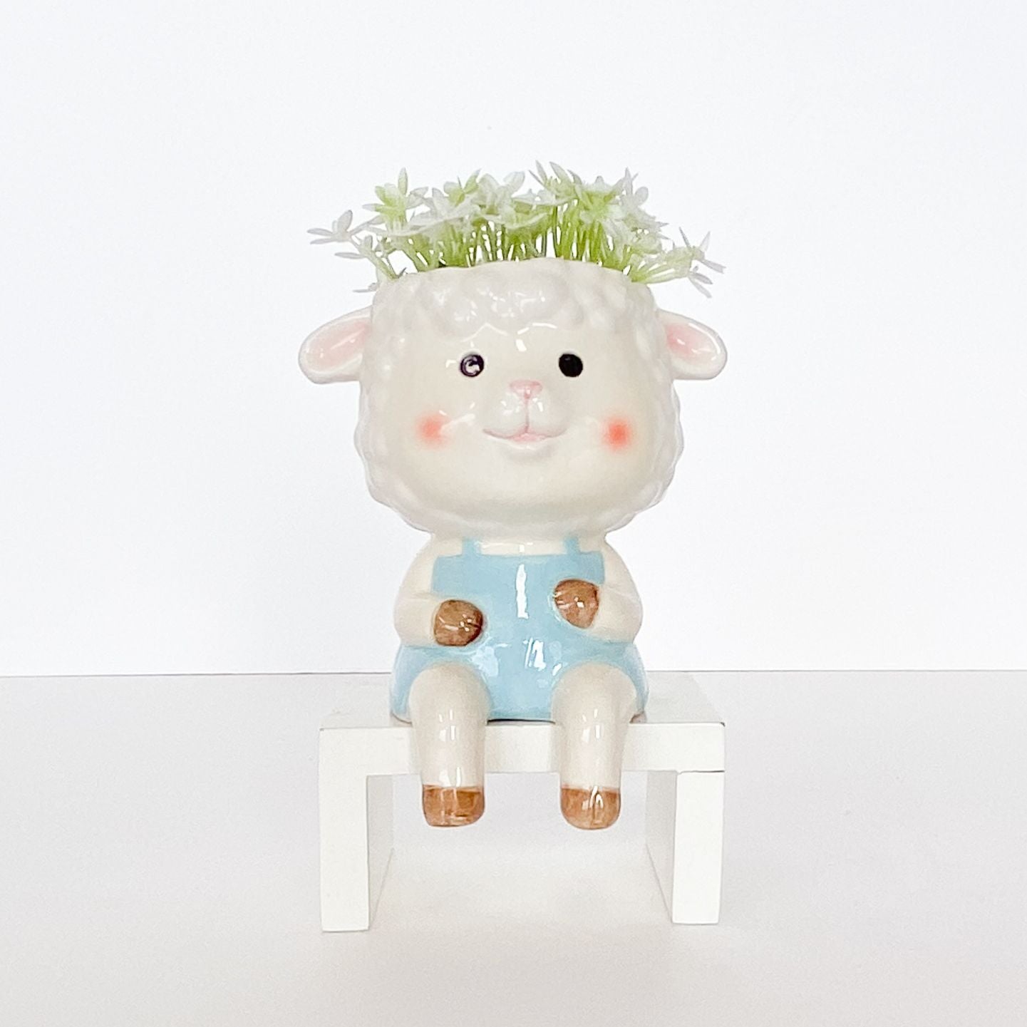 Sitting Farm Animal Planters