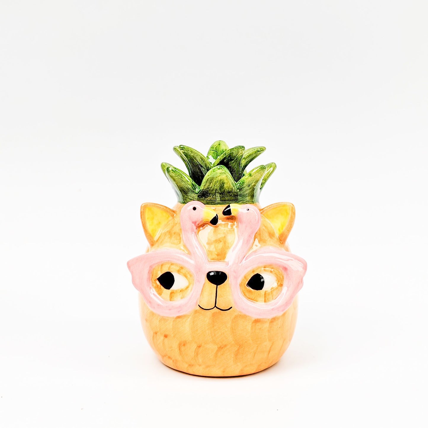 Tropicana Cat Pinapple Planter